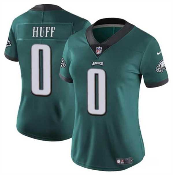 Womens Philadelphia Eagles #0 Bryce Huff Green Vapor Untouchable Limited Football Stitched Jersey Dzhi
